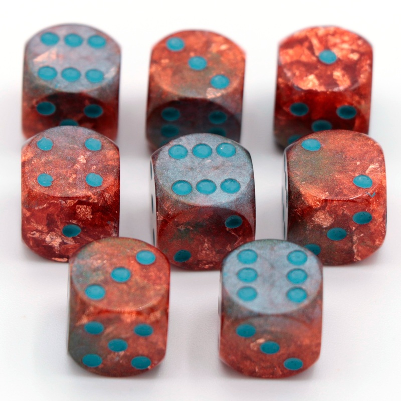 Verdigris - 8d6 Pip Set