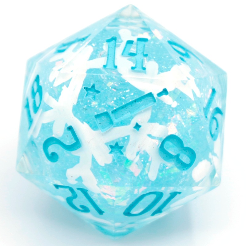 Winter (Liquid Core) - 27mm d20 Chonk