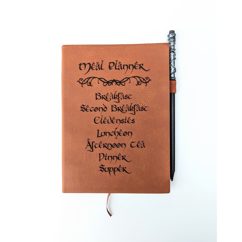 A Hobbit's Meal Planner | Vegan Leather Mini Dot Journal