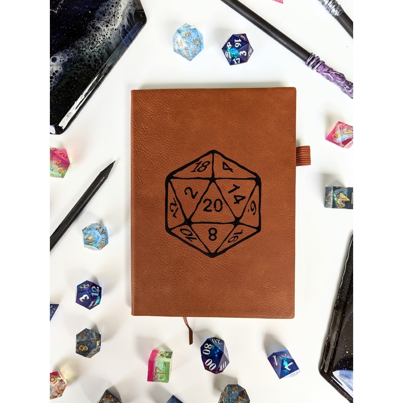 D20 | Vegan Leather Mini Dot Journal