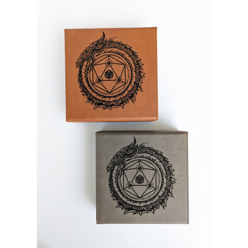 Dragon Circle | Vegan Leather Dice Box