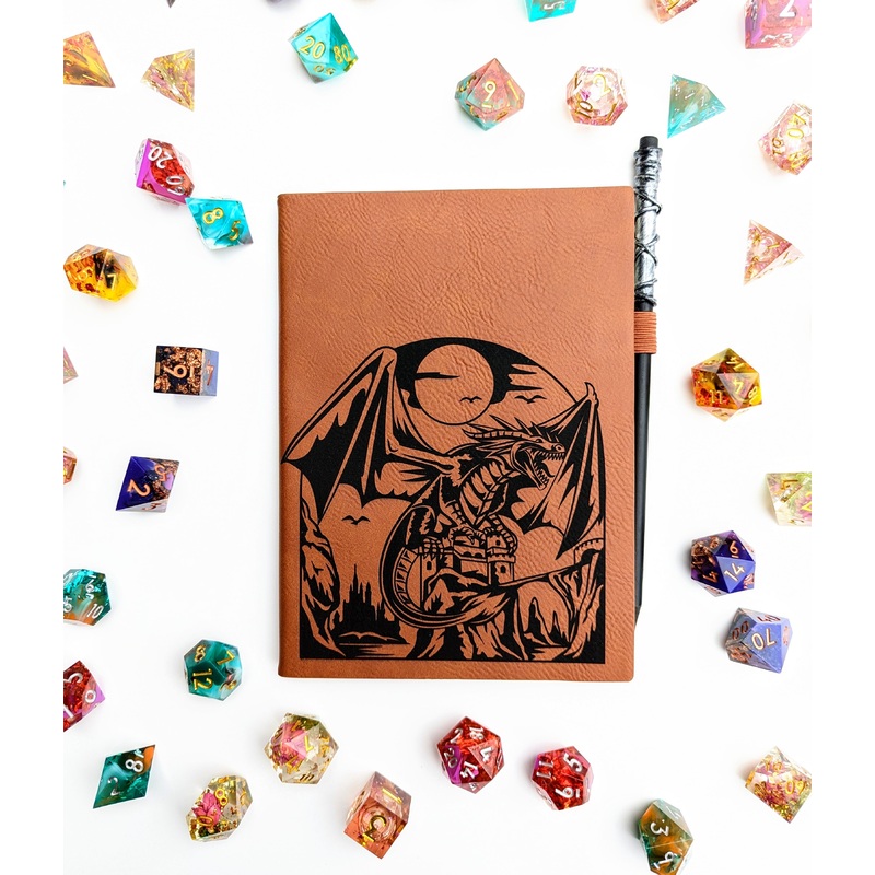 Klauth's Conquest | Vegan Leather Mini Dot Journal