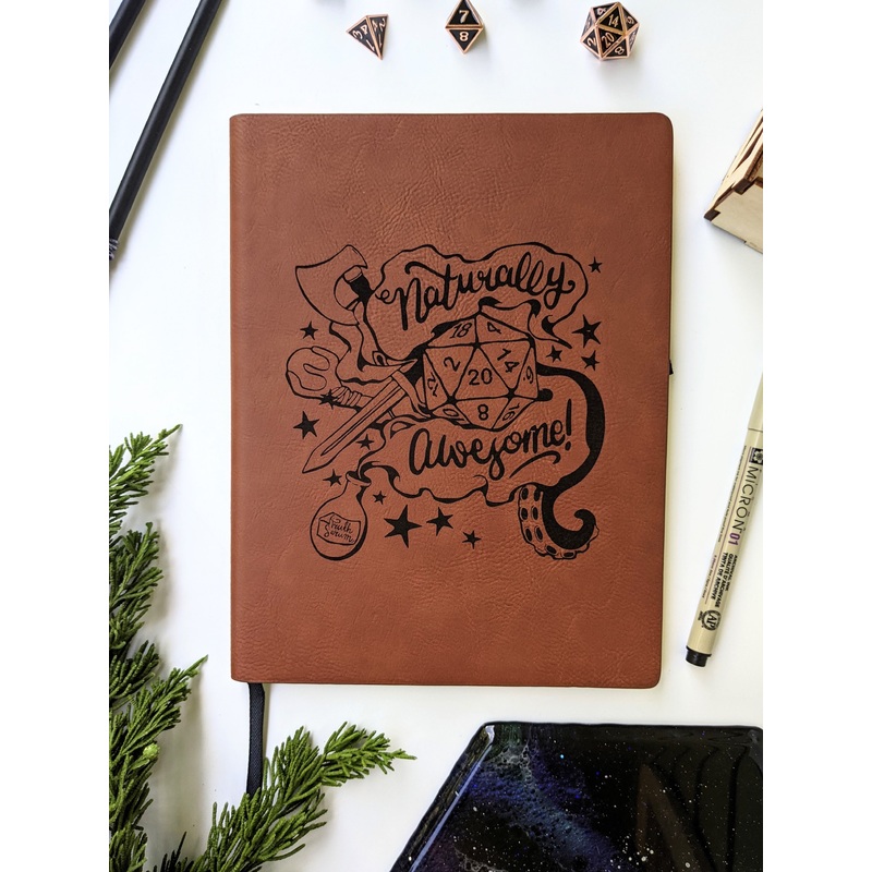 Naturally Awesome | Vegan Leather Journal