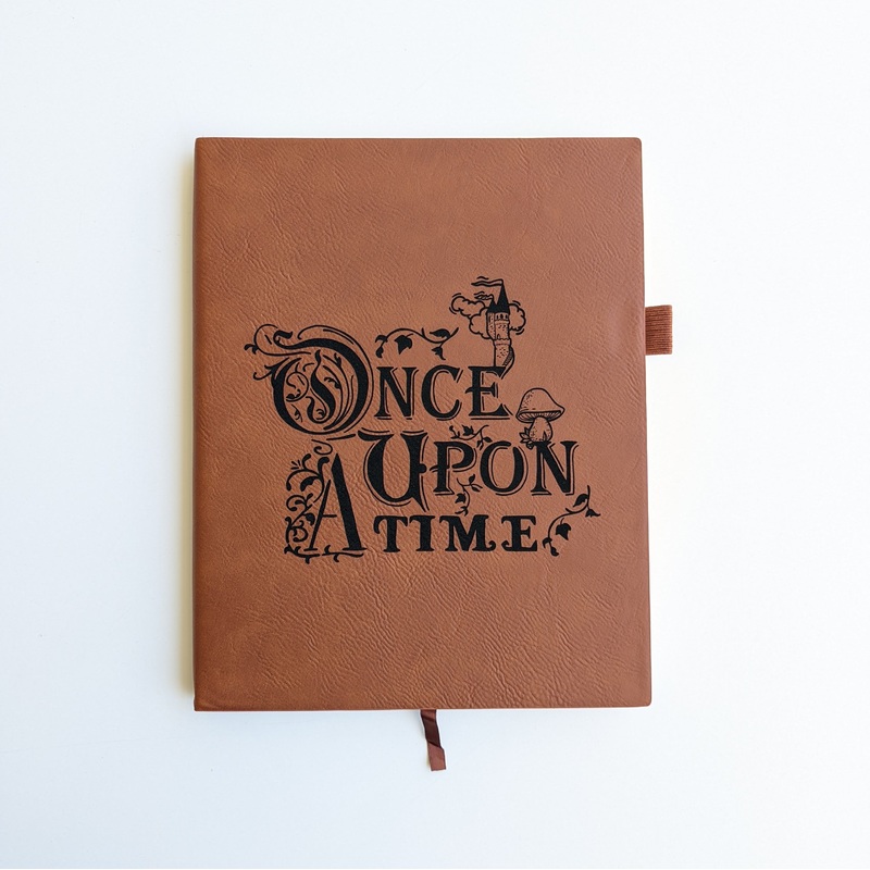 Once Upon a Time | Vegan Leather Lined Journal (T)