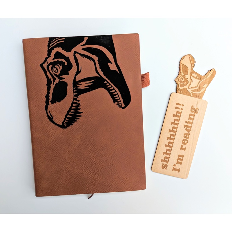 T-Rex Roar | Vegan Leather Mini Dot Journal (T)