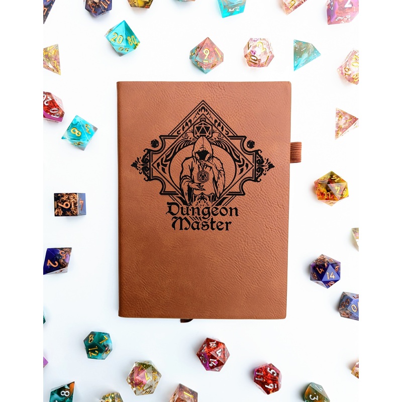 The Fate Twister | Vegan Leather Mini Dot Journal