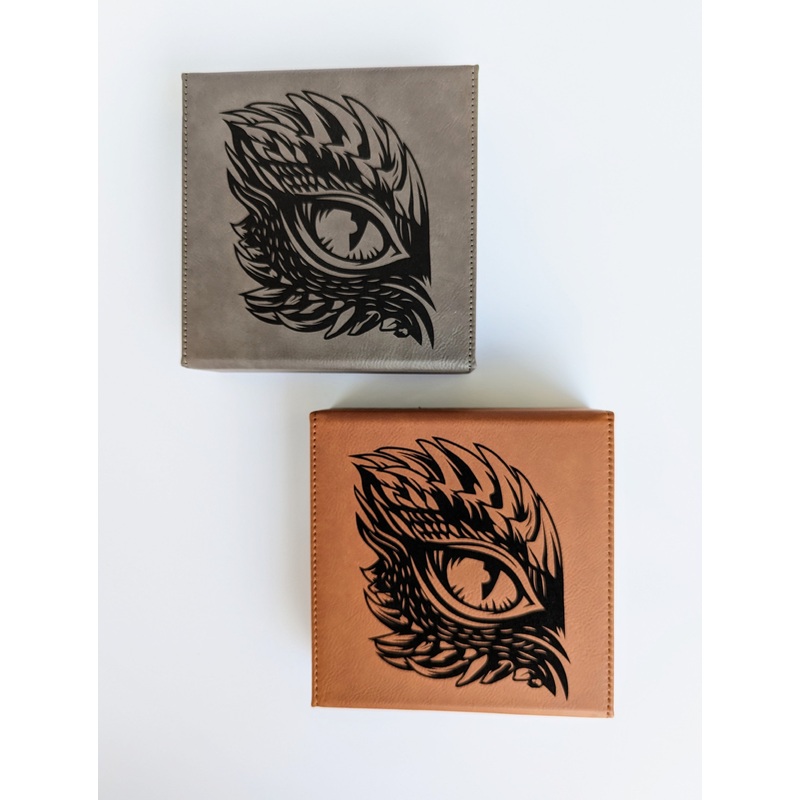 The Roving Eye | Vegan Leather Dice Box