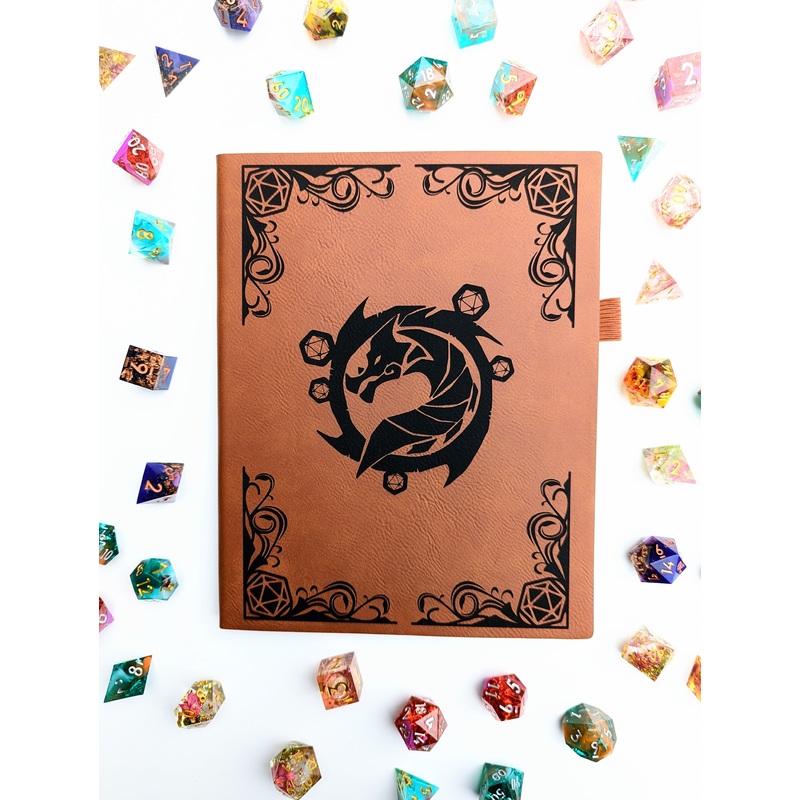 The Waiting Wyvern | Vegan Leather D&D Campaign Journal