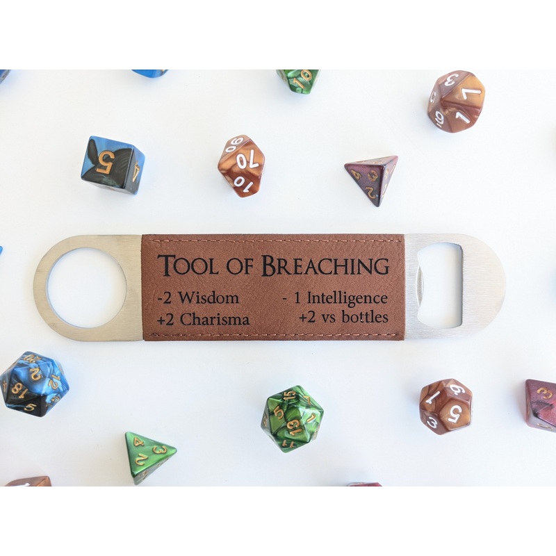 Tool of Breaching | Vegan Leather Bottle Opener