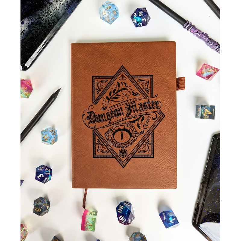 Vintage Dungeon Master | Vegan Leather Mini Dot Journal