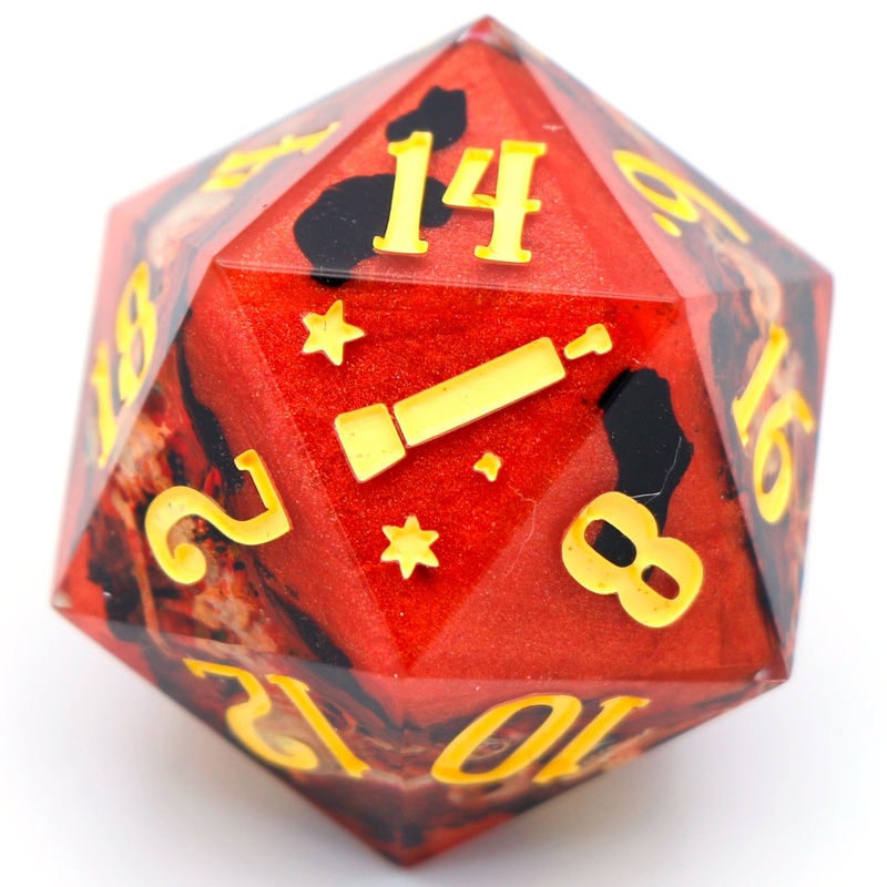 White Hot - 27mm d20 Chonk