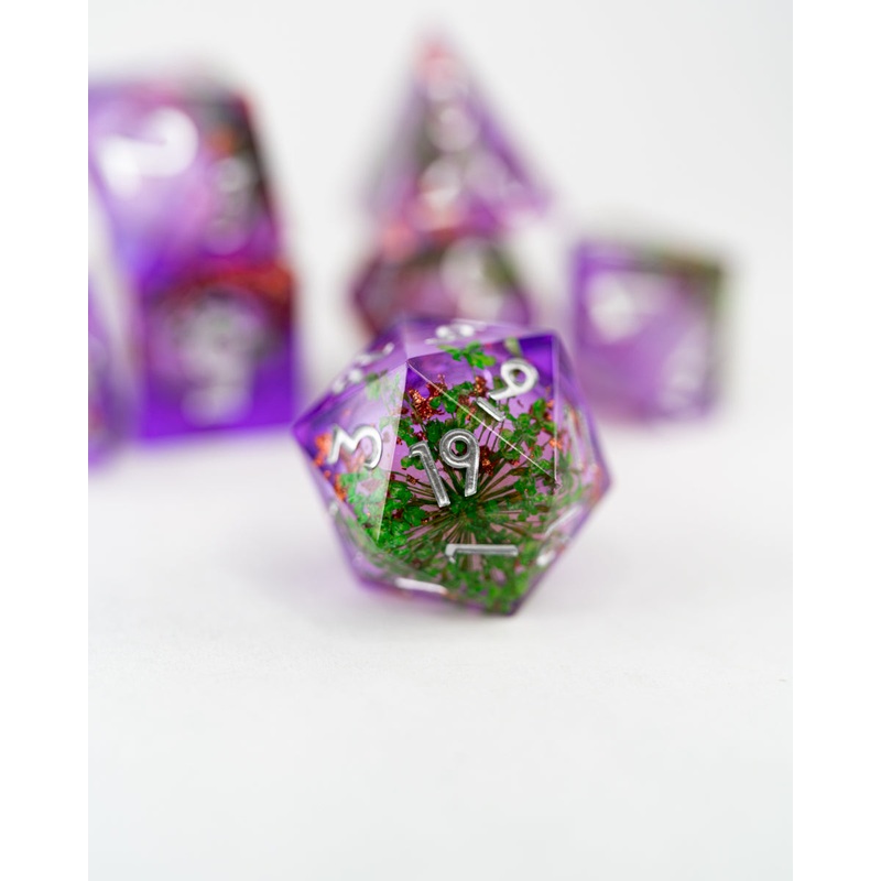 Allumstone | 7 Piece Liquid Core Dice Set