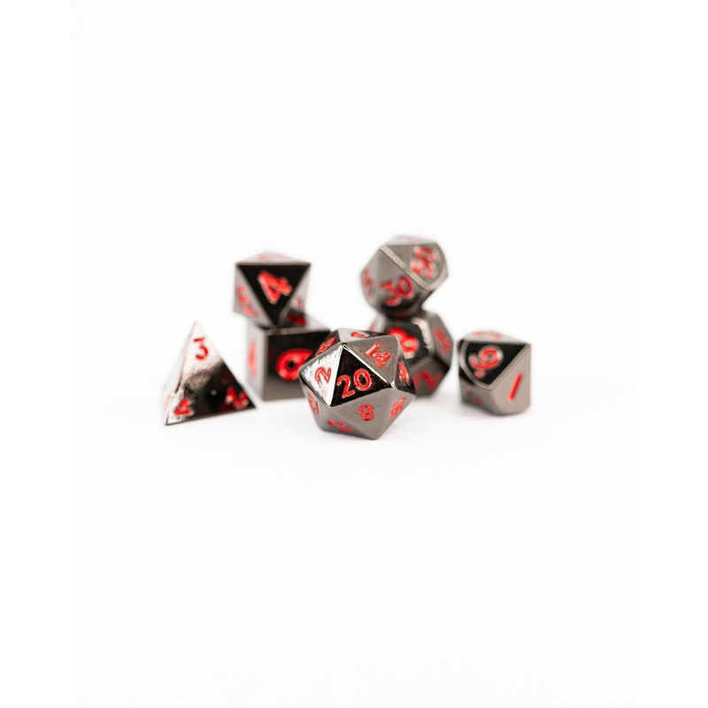 Caltrops | 7 Piece Mini Metal Dice Set