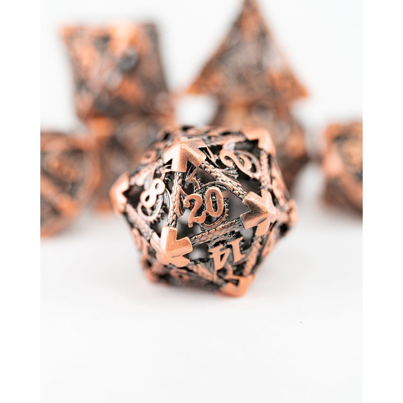 Canticle | Hollow | 7 Piece Metal Dice Set