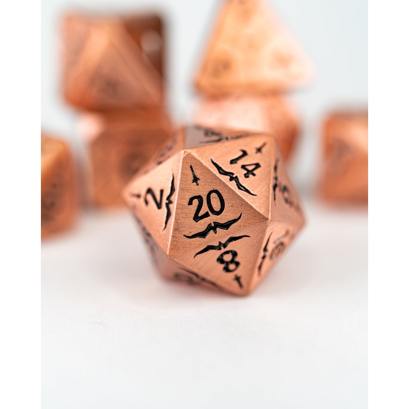 Cavalier | 7 Piece Metal Dice Set