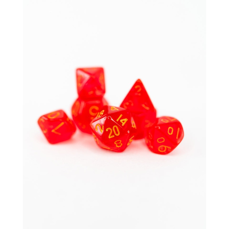 Cherry On Top | 7 Piece Mini Acrylic Polyhedral Dice Set