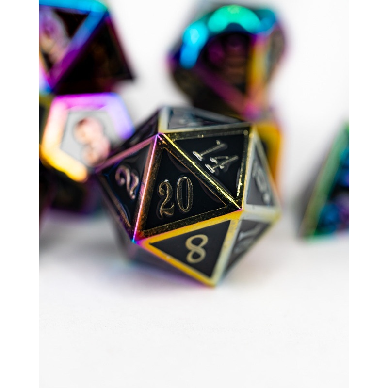 Crowley | 7 Piece Metal Dice Set
