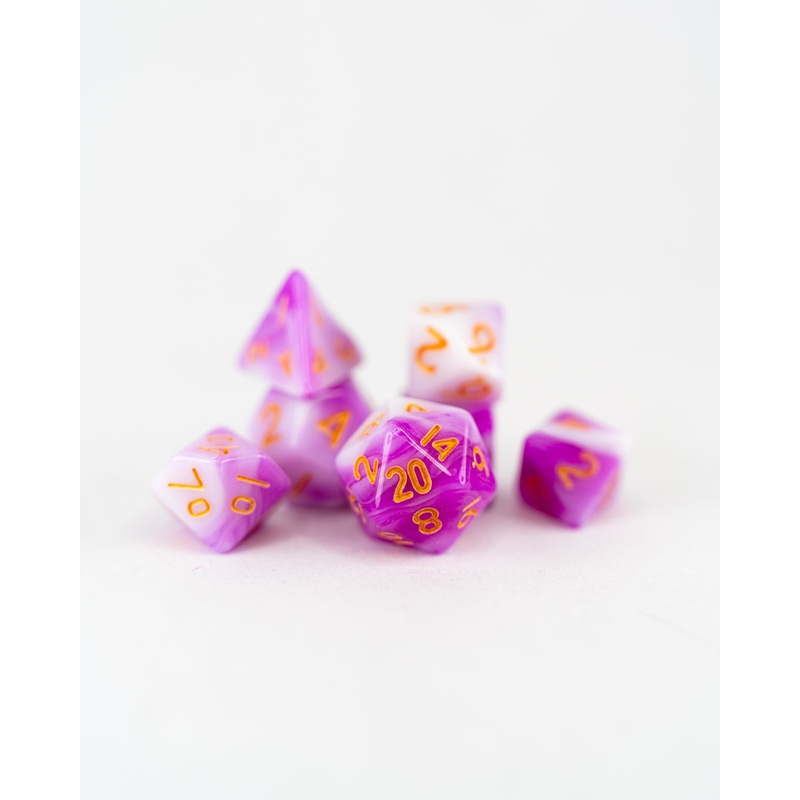 Fairy Fortune | 7 Piece Mini Acrylic Polyhedral Dice Set
