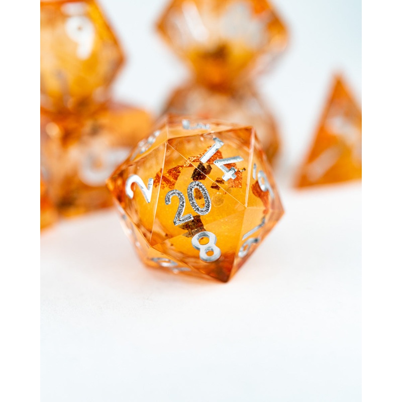 Firemote | 7 Piece Liquid Core Dice Set