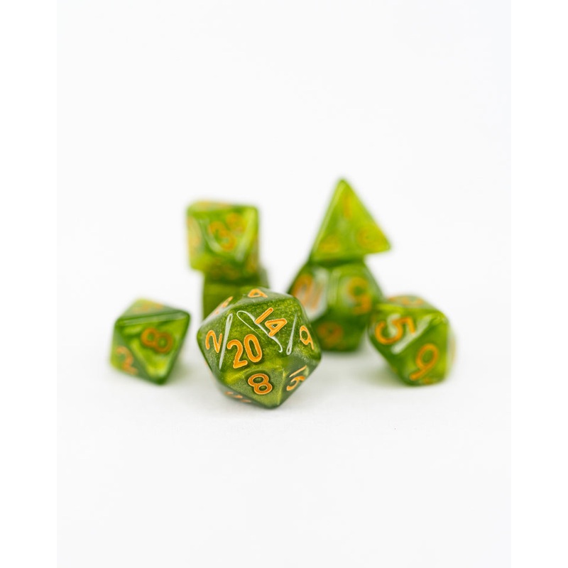 Leprachaun | 7 Piece Mini Acrylic Polyhedral Dice Set