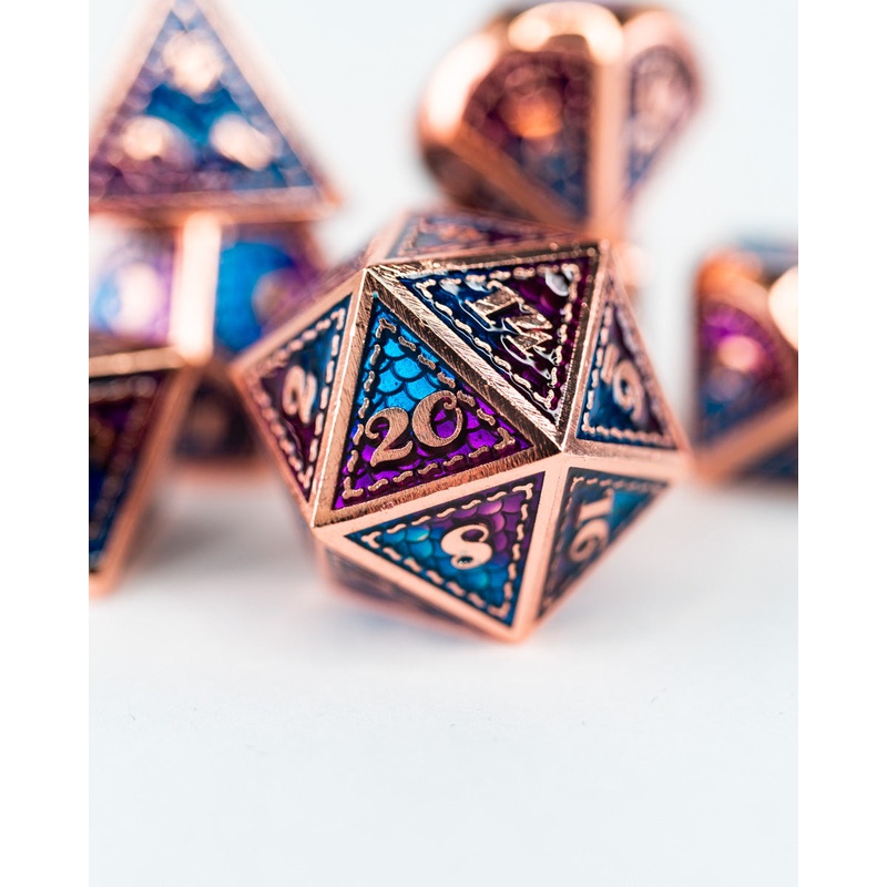 Leyline Anchor | 7 Piece Metal Dice Set