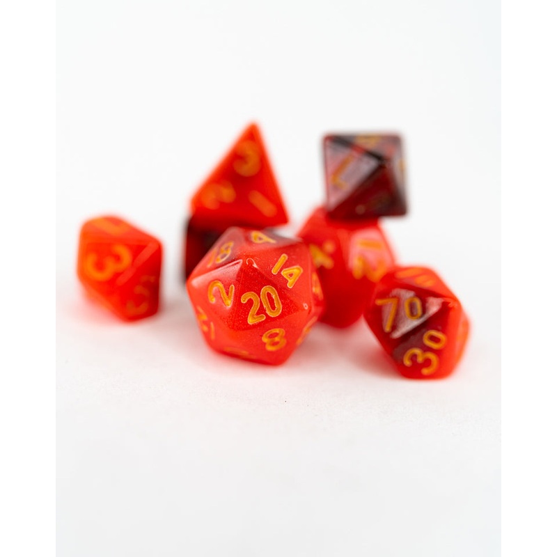 Little Mister | 7 Piece Mini Acrylic Polyhedral Dice Set