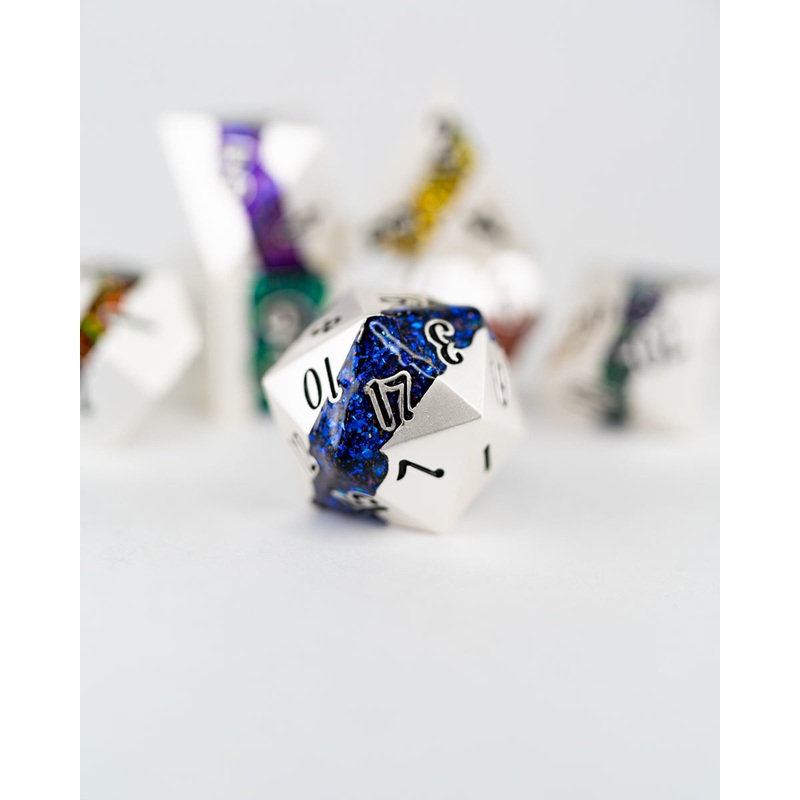 Multifarious | 7 Piece Metal Dice Set