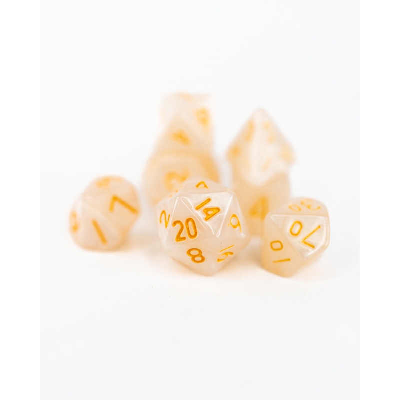 Owlcub | 7 Piece Mini Acrylic Polyhedral Dice Set