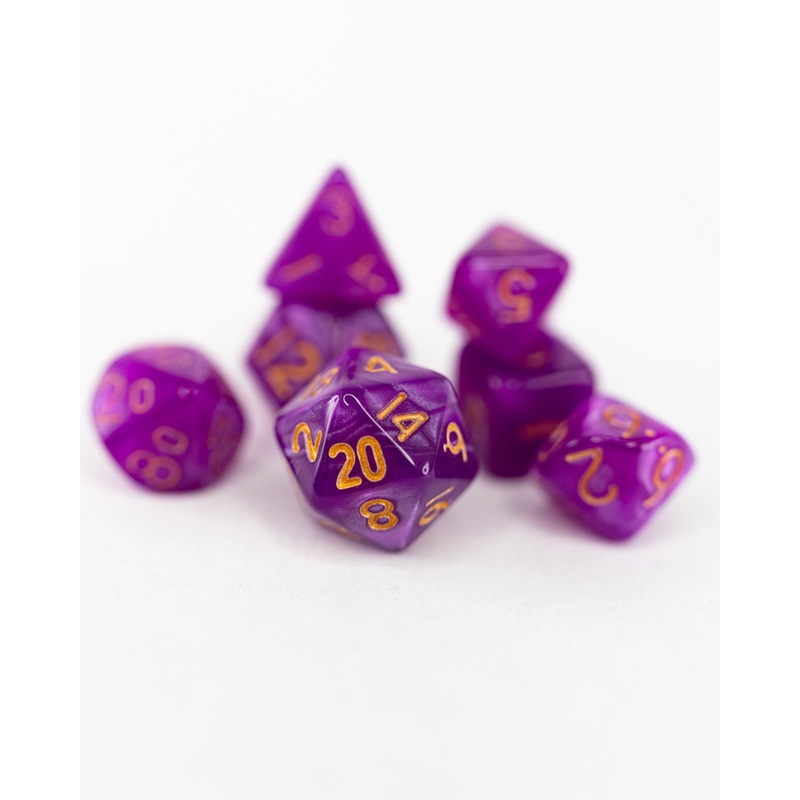 Princeling | 7 Piece Mini Acrylic Polyhedral Dice Set