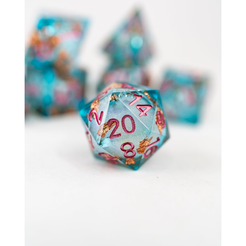 Sea Sprite | 7 Piece Liquid Core Dice Set