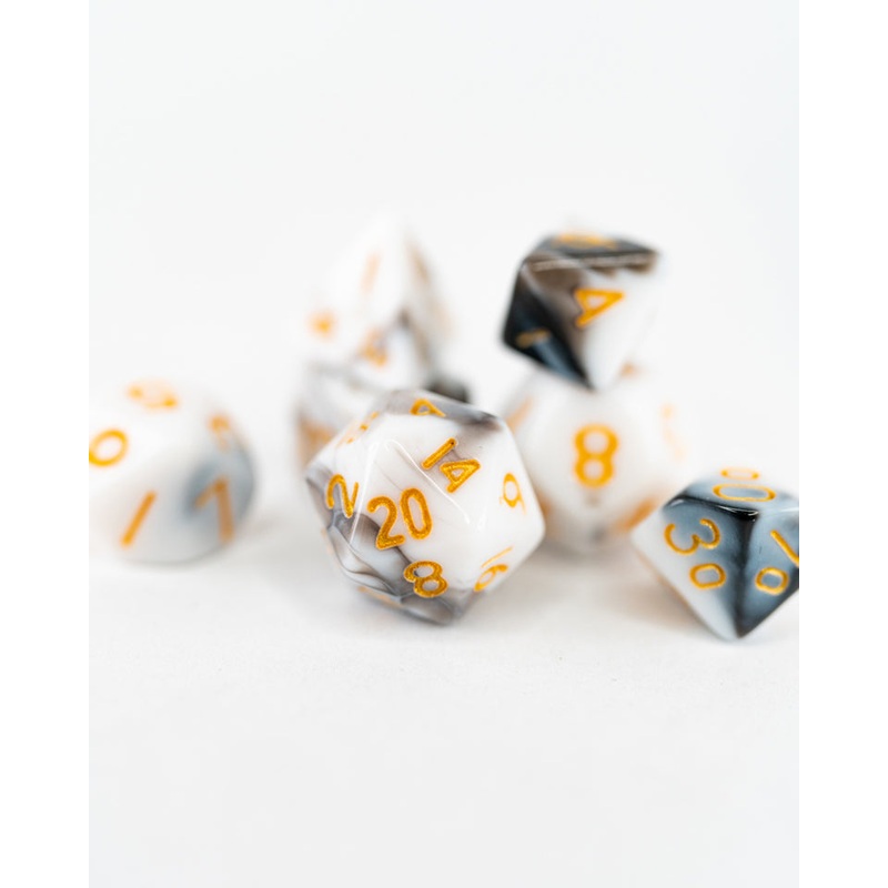 Spider's Egg | 7 Piece Mini Acrylic Polyhedral Dice Set