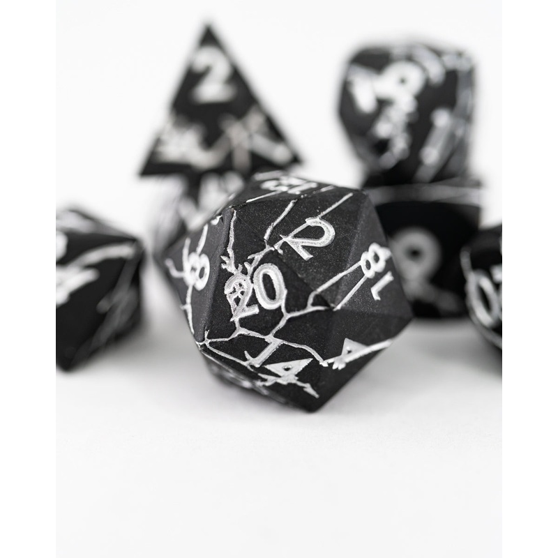 Thunder Crack | 7 Piece Metal Dice Set