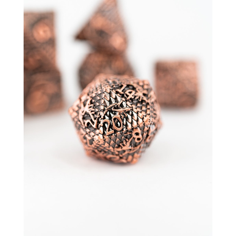 Witherstones | 7 Piece Metal Dice Set