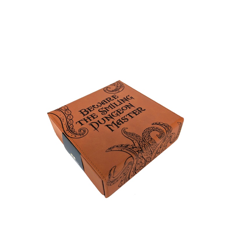 Beware The Smiling DM | Vegan Leather Dice Box