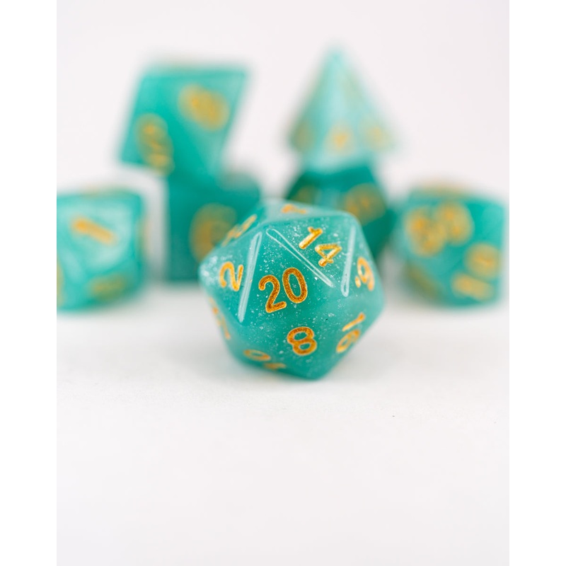 Castile's Blessing | 7 Piece Acrylic Dice Set