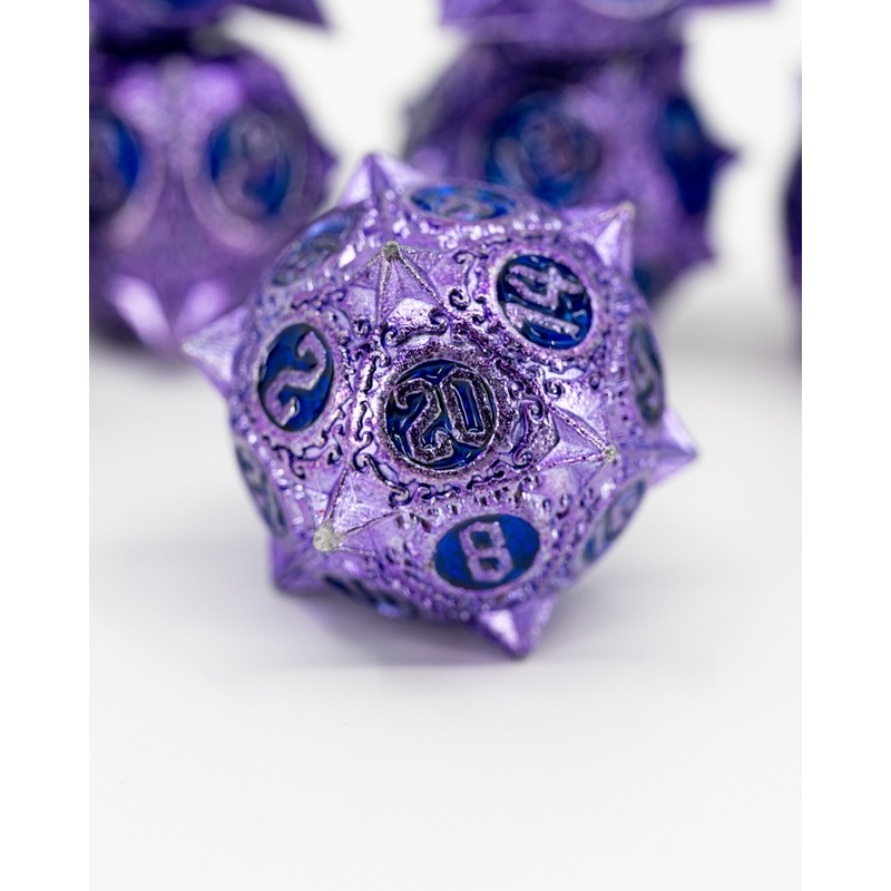 Color My World | 7 Piece Metal Dice Set