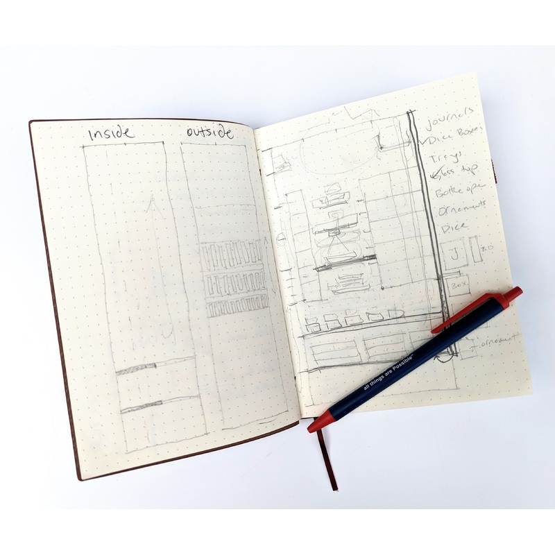 Custom Design | Vegan Leather Mini Dot Grid Journal (T)