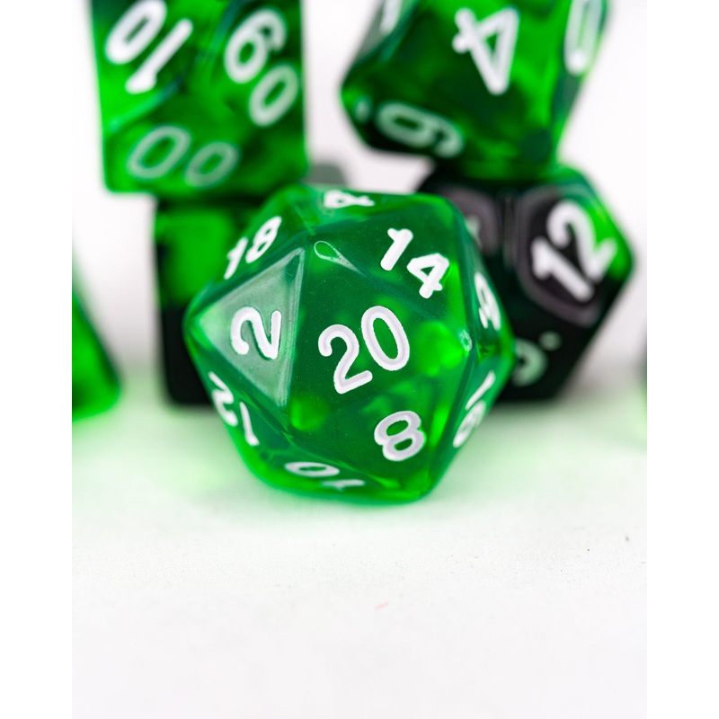 Earthstone | 7 Piece Acrylic Dice Set