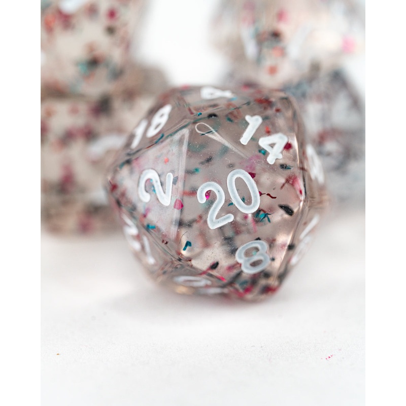 Fairy Fete | 7 Piece Acrylic Dice Set