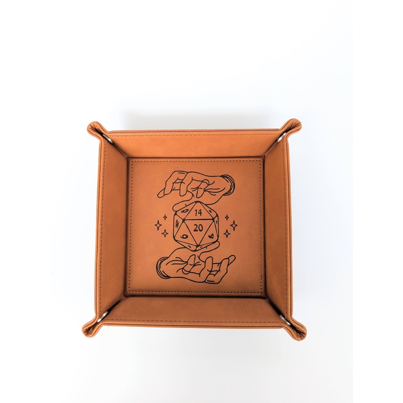 Fate Weaver | Vegan Leather Dice Rolling Tray