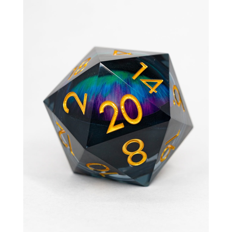 Grendel | Floating Eye Inclusion | 33MM Sharp Edge D20