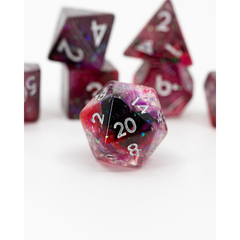 Irresistible Dance | 7 Piece Acrylic Dice Set