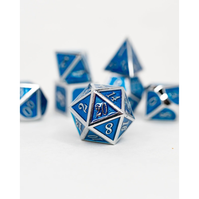King's Guard | 7 Piece Metal Dice Set