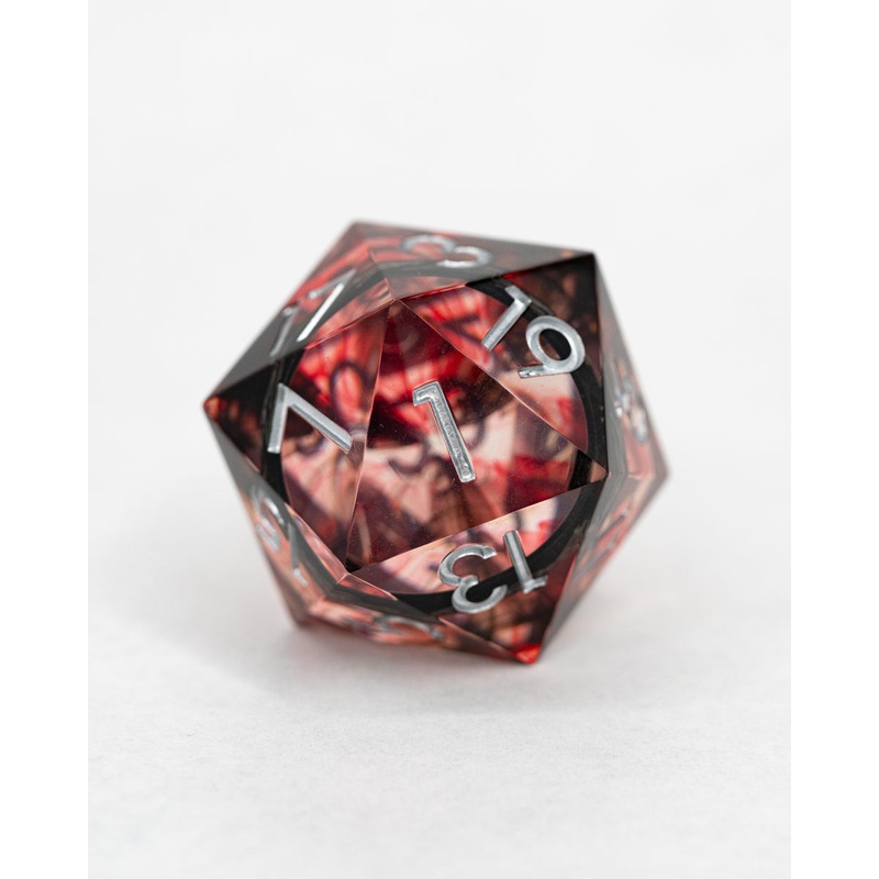 One Ring To Bring Them All | Black Ring Inclusion | 33MM Sharp Edge D20