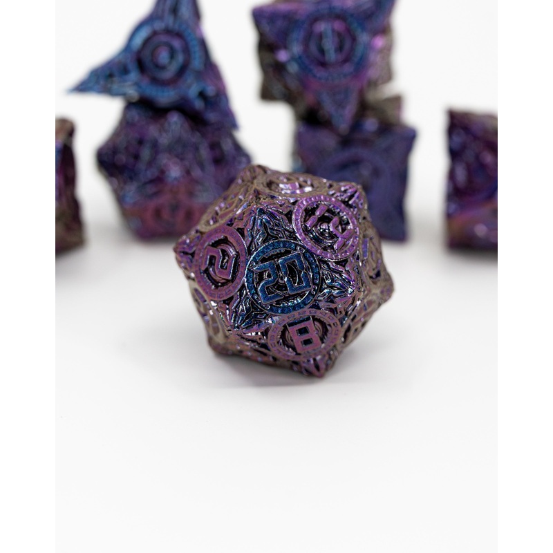Scarborough Fair | 7 Piece Metal Dice Set