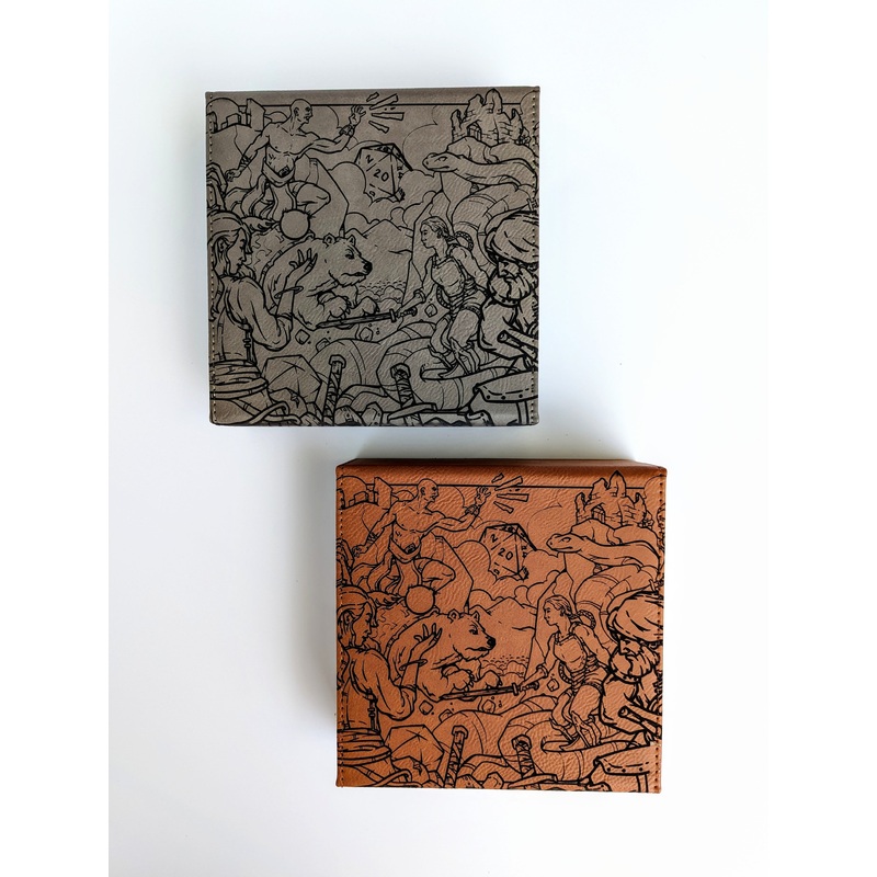 The Duel | Vegan Leather Dice Box