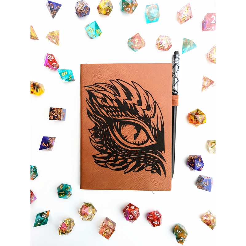 The Roving Eye | Vegan Leather Mini Dot Journal