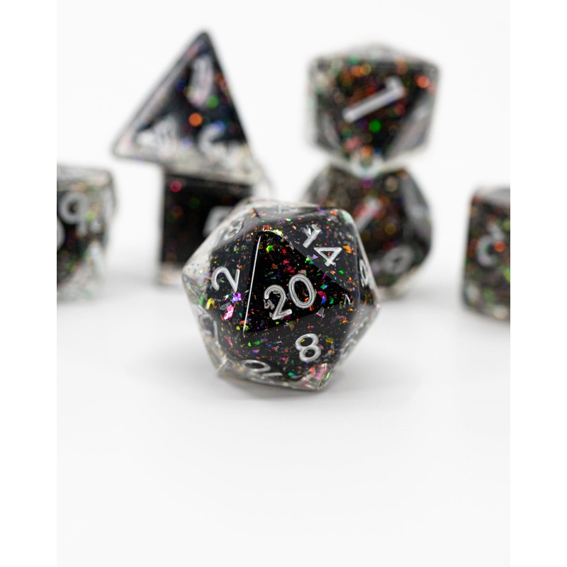 Toll the Dead | 7 Piece Acrylic Dice Set