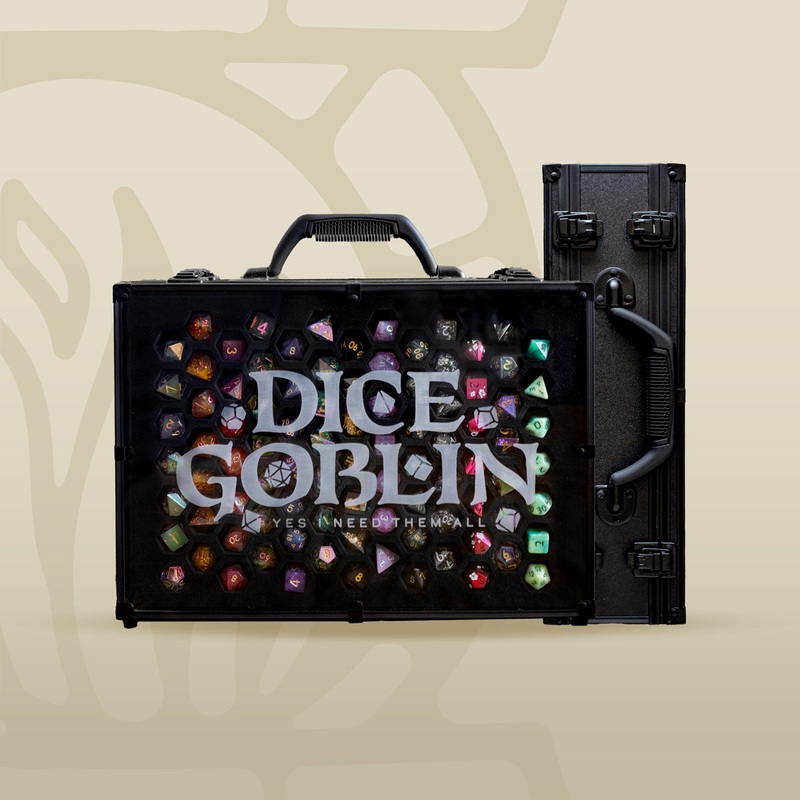 COLOSSAL Dice Goblin | 66 Set Capacity | Plexi Glass Dice Display Case