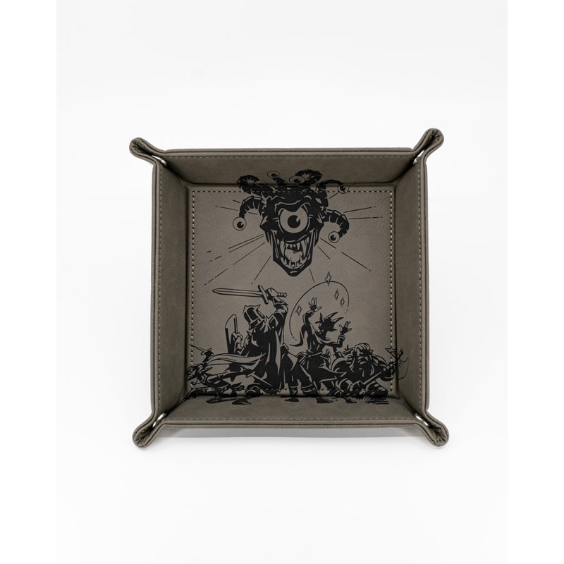 Deadly Encounter | Vegan Leather Dice Rolling Tray